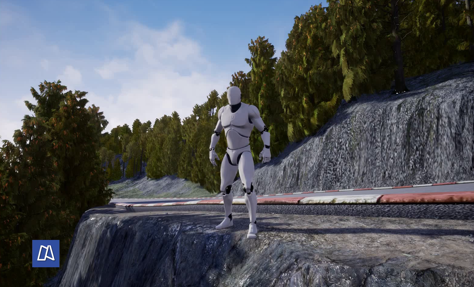 Unreal Engine content generated with GIS data